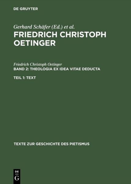 Produktbild: Theologia ex idea vitae deducta