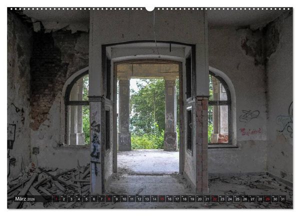 Produktbild: Lost Places in Deutschland 2026 (hochwertiger Premium Wandkalender 2026 DIN A2 quer), Kunstdruck in Hochglanz