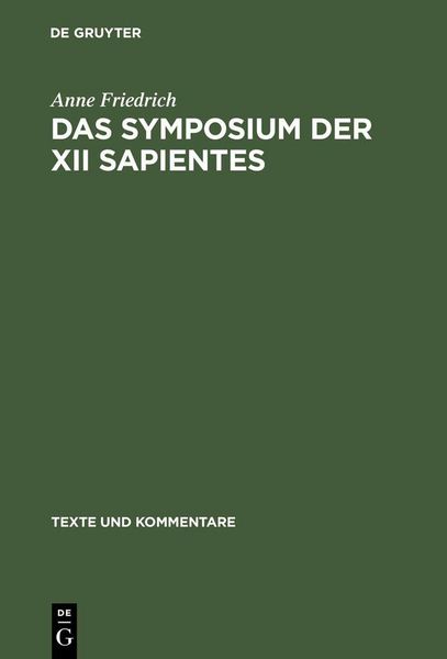 Produktbild: Das Symposium der XII sapientes