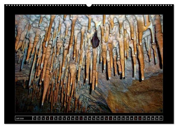 Produktbild: H&ouml;hlen, Stalaktiten und Stalagmiten (Wandkalender 2026 DIN A2 quer), CALVENDO Monatskalender