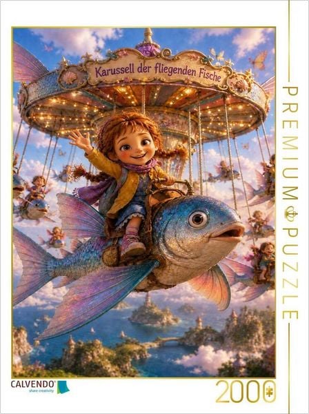CALVENDO Puzzle Das Wunderkarussell | 2000 Teile Lege-Größe 90 × 67 cm Foto-Puzzle für glückliche Stunden