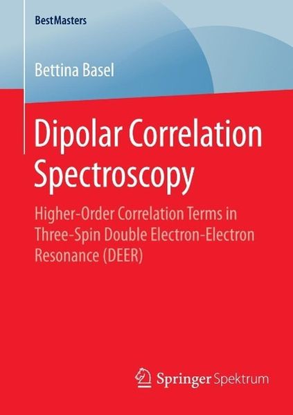 Produktbild: Dipolar Correlation Spectroscopy