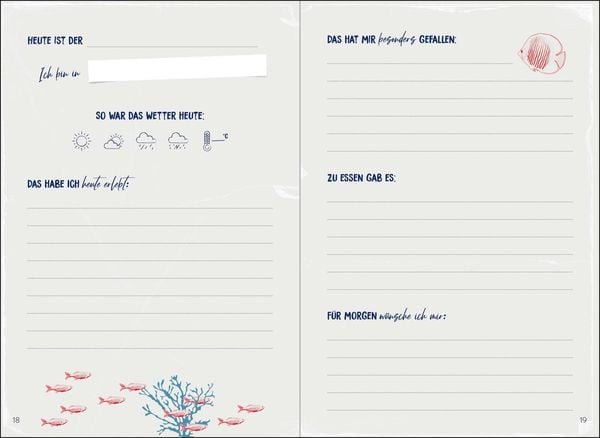 Produktbild: Reisetagebuch (Meer)