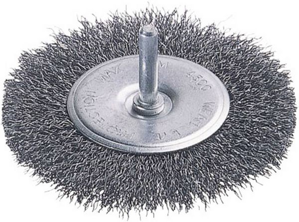 Produktbild: Wolfcraft Scheibenb&uuml;rste Schaft-&Oslash; 1/4\" (6.3 mm) 2102000 1St.
