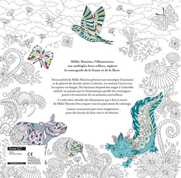 Produktbild: Pr&eacute;cieuse plan&egrave;te : une aventure animale &agrave; colorier