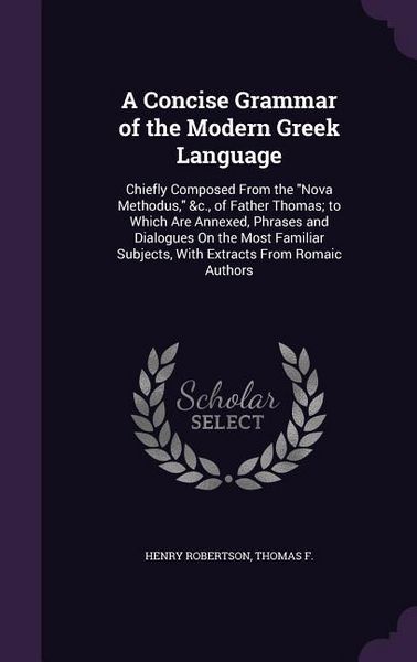 Produktbild: A Concise Grammar of the Modern Greek Language