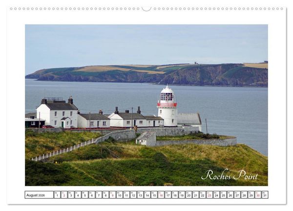 Produktbild: Irische Leuchtt&uuml;rme - Leuchtfeuer entlang Irlands wilder K&uuml;ste (Wandkalender 2026 DIN A2 quer), CALVENDO Monatskalender
