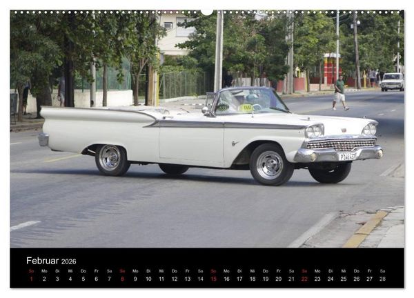 Produktbild: Oldtimertr&auml;ume auf KUBA (Wandkalender 2026 DIN A2 quer), CALVENDO Monatskalender
