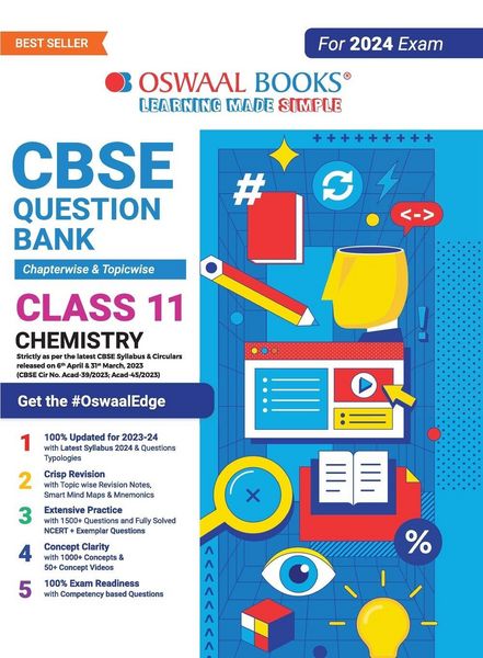 Produktbild: Oswaal CBSE Class 11 Chemistry Question Bank (2024 Exam)