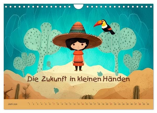 Produktbild: Friedensboten - Stimmen der Hoffnung (Wandkalender 2026 DIN A4 quer), CALVENDO Monatskalender