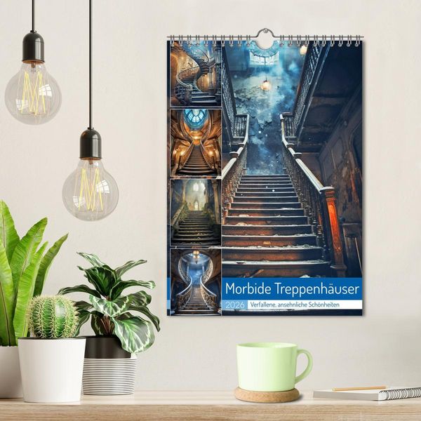 Produktbild: Morbide Treppenh&auml;user (Wandkalender 2026 DIN A4 hoch), CALVENDO Monatskalender