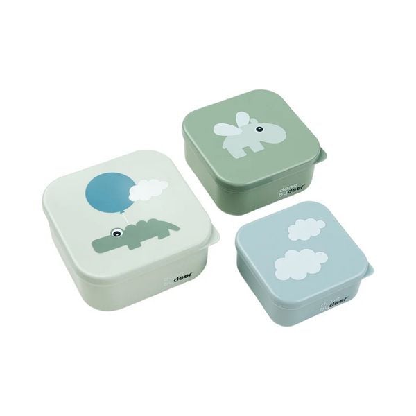 Produktbild: Snackboxset Happy clouds Gr&uuml;n