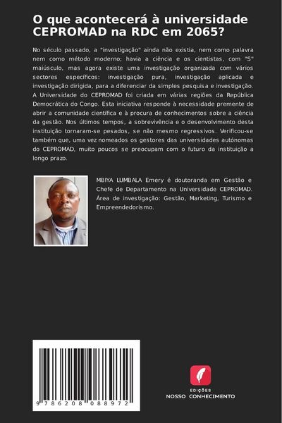 Produktbild: O que acontecer&aacute; &agrave; universidade CEPROMAD na RDC em 2065?