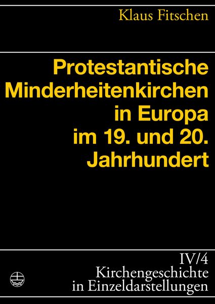 Produktbild: Protestantische Minderheitenkirchen in Europa im 19. und 20. Jahrhundert