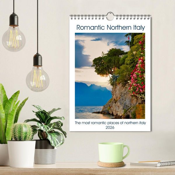 Produktbild: Romantic Northern Italy (Wall Calendar 2026 DIN A4 portrait), CALVENDO 12 Month Wall Calendar