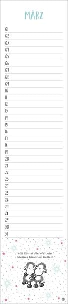 Produktbild: sheepworld Geburtstagskalender Langplaner