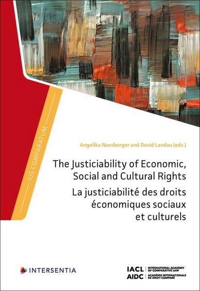 Produktbild: The Justiciability of Economic, Social and Cultural Rights