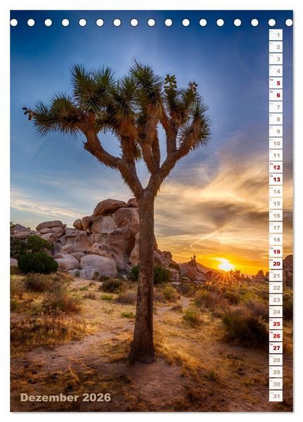 Produktbild: FASZINATION USA Urbanes und Naturhighlights (Tischkalender 2026 DIN A5 hoch), CALVENDO Monatskalender