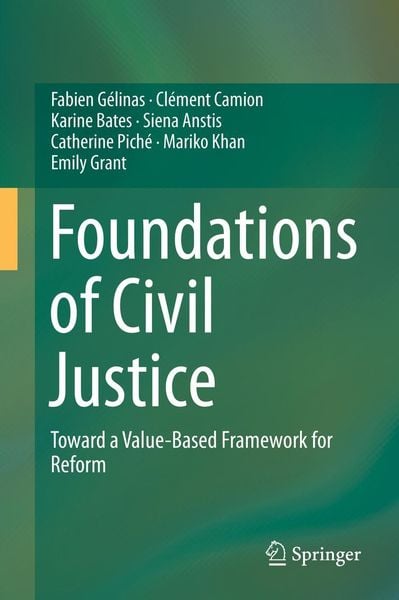 Produktbild: Foundations of Civil Justice