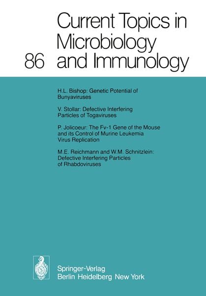 Produktbild: Current Topics in Microbiology and Immunology