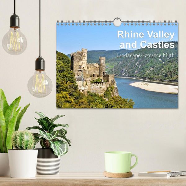 Produktbild: Rhine Valley and Castles (Wall Calendar 2026 DIN A4 landscape), CALVENDO 12 Month Wall Calendar