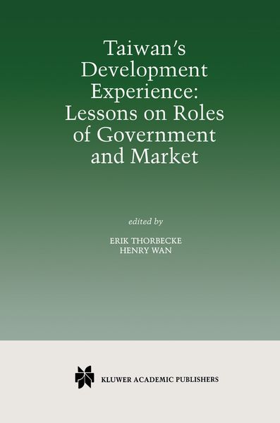 Produktbild: Taiwan&rsquo;s Development Experience: Lessons on Roles of Government and Market