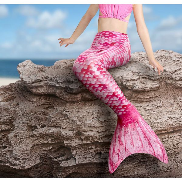 Produktbild: Idena Meerjungfrauenflosse inkl. Monoflosse pink Gr&ouml;&szlig;e M/L