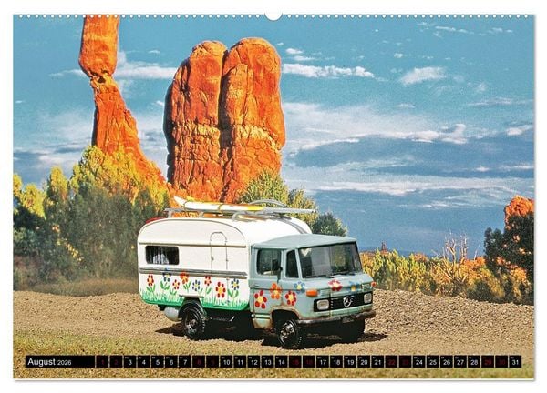 Produktbild: Miniaturwelten des Campings (Wandkalender 2026 DIN A2 quer), CALVENDO Monatskalender
