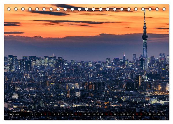 Produktbild: Japan - between tradition and modernity (Desk Calendar 2026 DIN A5 landscape), CALVENDO 12 Month DeskCalendar