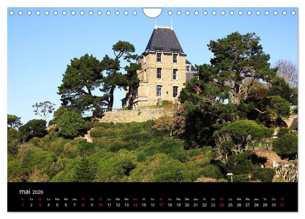Produktbild: Dinard Perle de la C&ocirc;te d'&Eacute;meraude (Calendrier mural 2026 DIN A4 vertical), CALVENDO calendrier mensuel