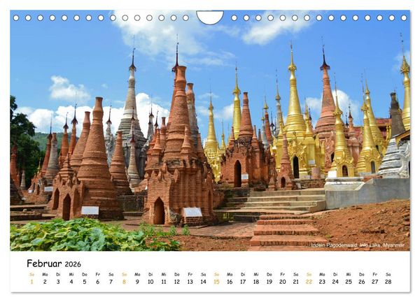 Produktbild: Bezauberndes Asien 2026 (Wandkalender 2026 DIN A4 quer), CALVENDO Monatskalender