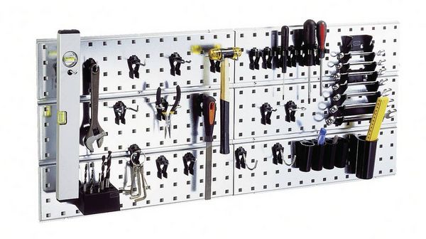 Produktbild: raaco 109642 Werkzeughaken Lochpaneel x 2 + 28 Clips (B x H x T) 1040 x 440 x 11 mm 1 St.