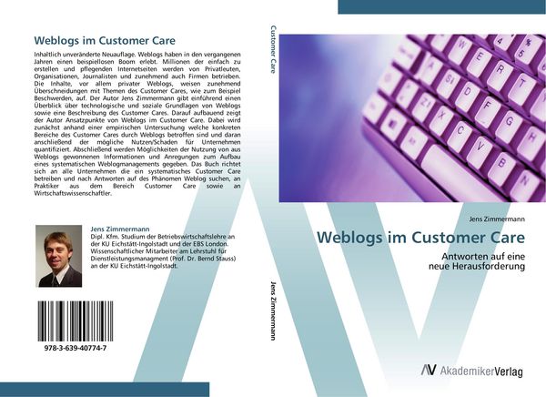 Produktbild: Weblogs im Customer Care