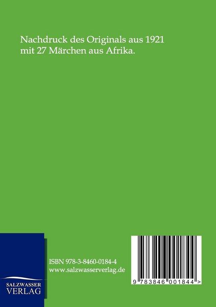 Produktbild: Negerm&auml;rchen