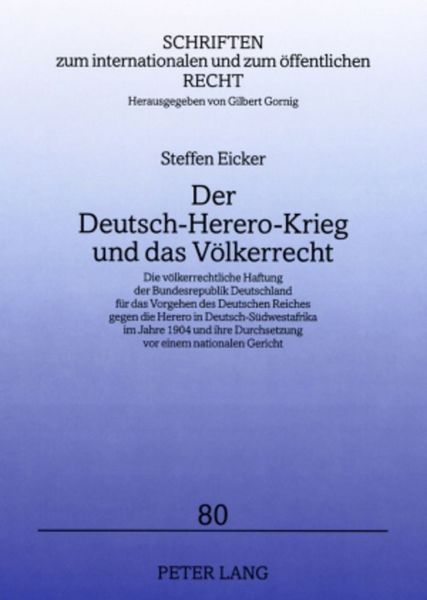 Produktbild: Der Deutsch-Herero-Krieg und das V&ouml;lkerrecht