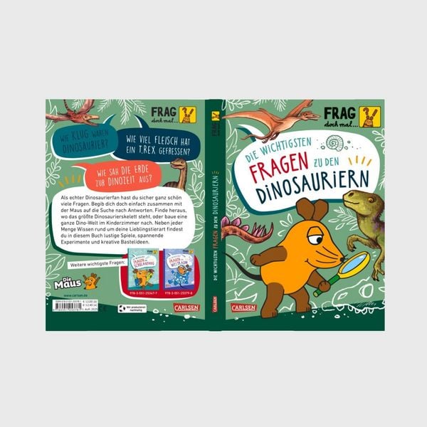 Produktbild: Frag doch mal ... die Maus: Die wichtigsten Fragen zu Dinosauriern