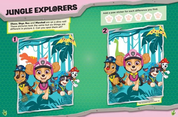Produktbild: Paw Patrol Dinosaur Sticker Activity