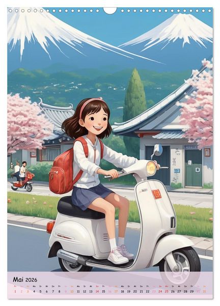Produktbild: Tr&auml;ume eines jungen Herzens &ndash; Eine Manga-Reise zur Selbstfindung (Wandkalender 2026 DIN A3 hoch), CALVENDO Monatskalender