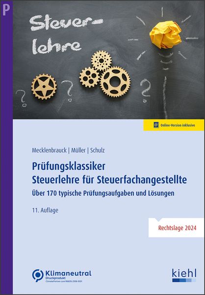 Produktbild: Pr&uuml;fungsklassiker Steuerlehre f&uuml;r Steuerfachangestellte