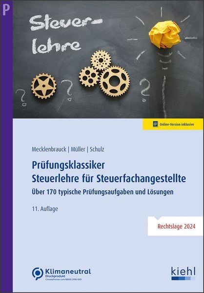 Produktbild: Pr&uuml;fungsklassiker Steuerlehre f&uuml;r Steuerfachangestellte