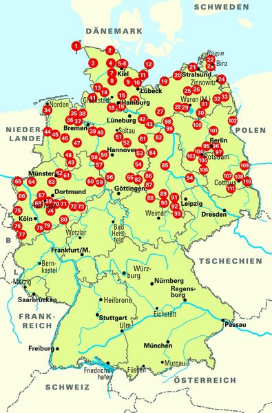 Produktbild: BVA Die 111 sch&ouml;nsten Radtouren in Deutschlands Norden