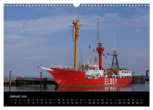 Produktbild: Cuxhaven an der Nordsee (Wandkalender 2026 DIN A3 quer), CALVENDO Monatskalender