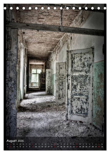Produktbild: Lost Places II, Vergessene Orte (Tischkalender 2026 DIN A5 hoch), CALVENDO Monatskalender