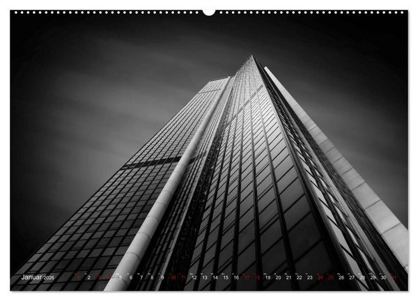Produktbild: Monochrome Architektur (Wandkalender 2026 DIN A2 quer), CALVENDO Monatskalender
