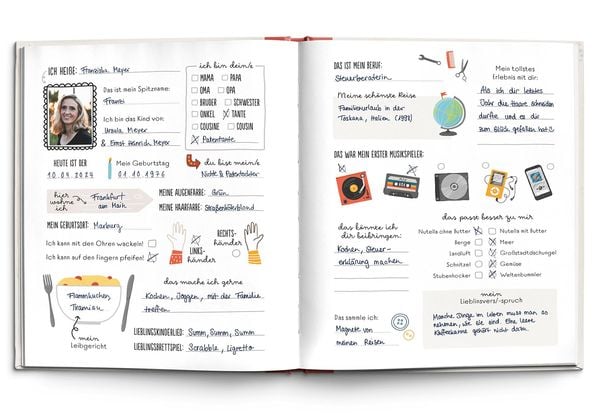 Produktbild: Meine Familie in einem Buch