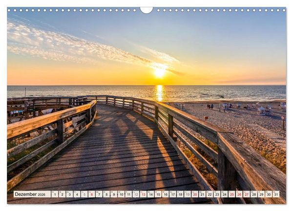 Produktbild: Insel Sylt - Fantastische Momente (Wandkalender 2026 DIN A3 quer), CALVENDO Monatskalender