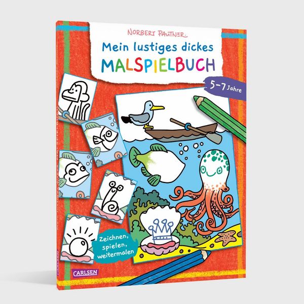 Produktbild: Mein lustiges dickes Malspielbuch