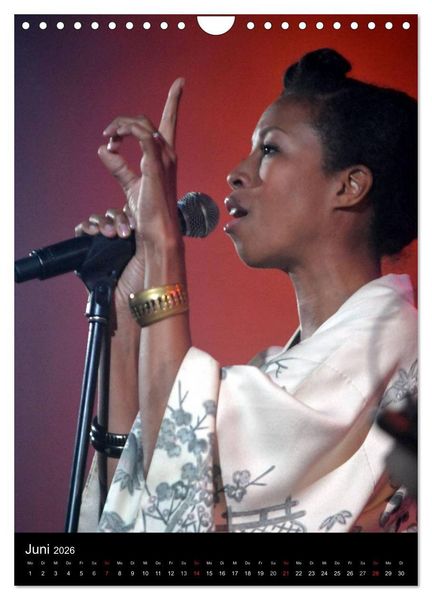 Produktbild: Jazz Frauen 2026 (Wandkalender 2026 DIN A4 hoch), CALVENDO Monatskalender