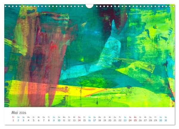Produktbild: Colorpop - Joyful, abstract. multicolored (Wandkalender 2026 DIN A3 quer), CALVENDO Monatskalender