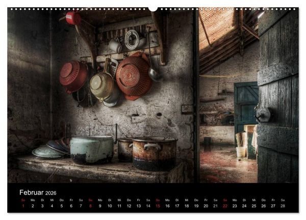Produktbild: Lost Places - Auch der Verfall hat seinen Charme (hochwertiger Premium Wandkalender 2026 DIN A2 quer), Kunstdruck in Hochglanz